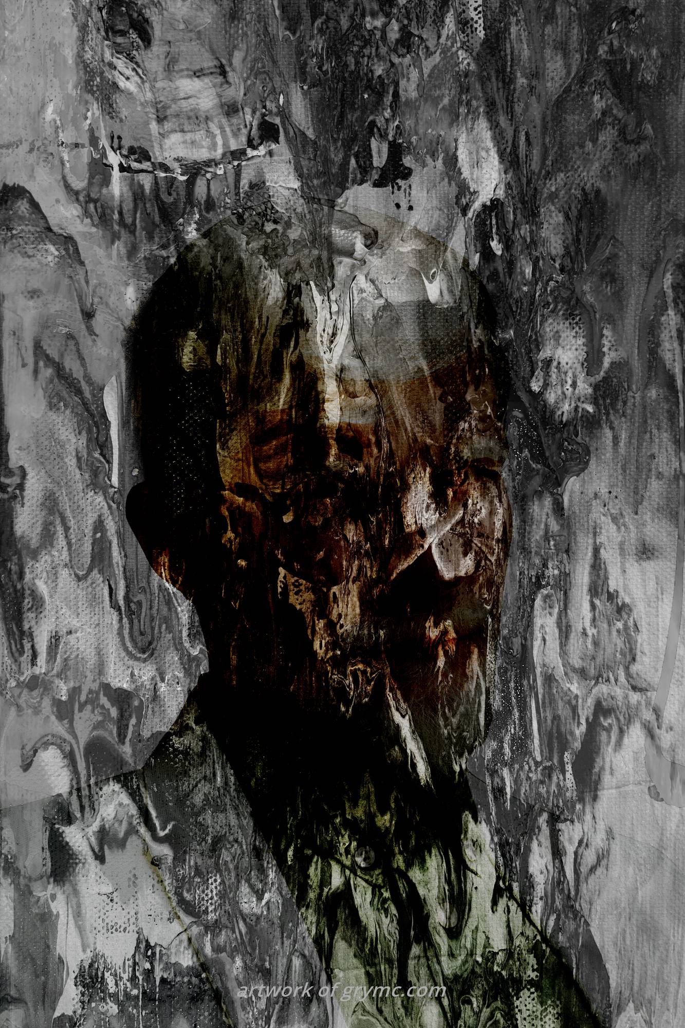 그림시 Self Portrait, Panic