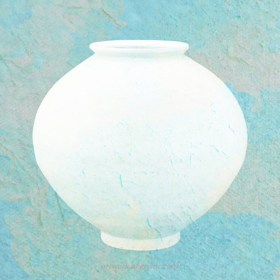 Moon Jar #2402b
