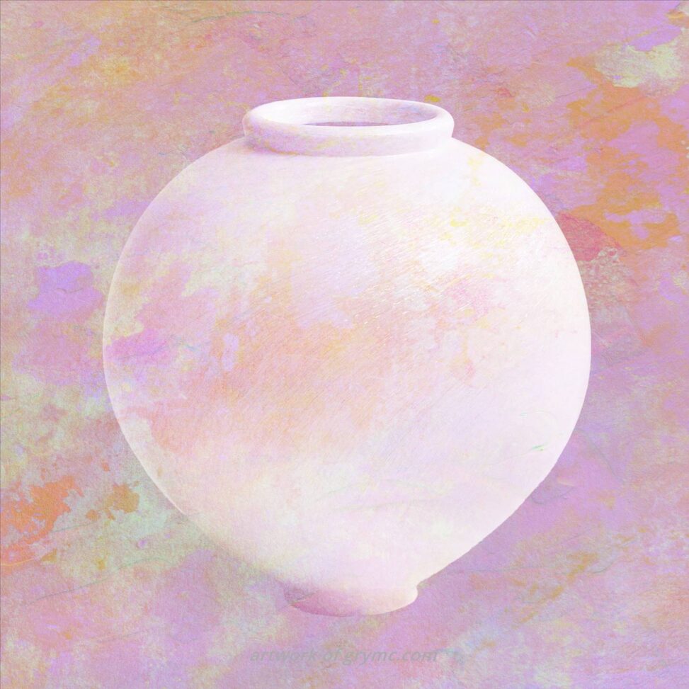 Moon Jar #2501a